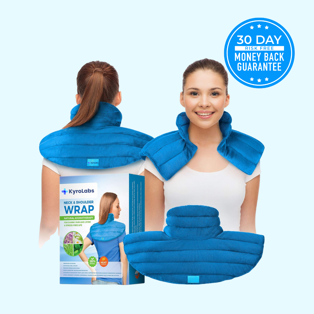 KyroLabs Weighted Heated Neck and Shoulder Wrap